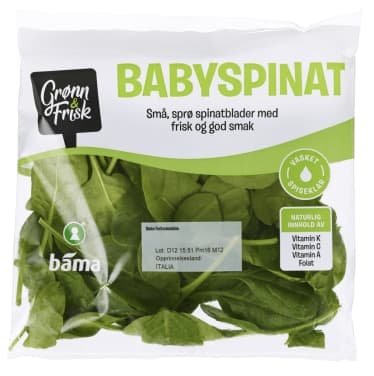 Babyspinat (65g Grønn&Frisk)