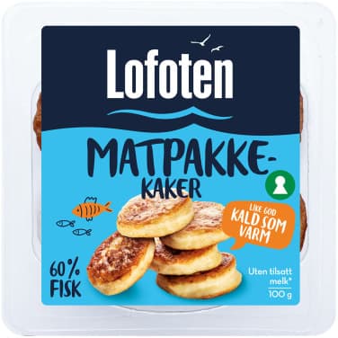 Matpakkekaker (100g Lofoten)