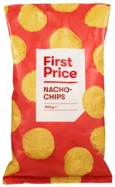 NACHOCHIPS 200G NATURELL FIRST PRICE