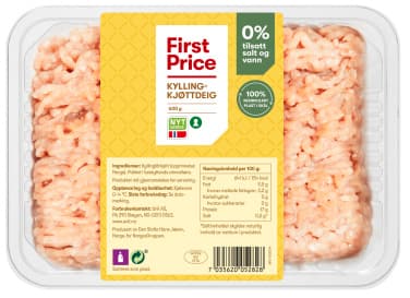 KYLLINGKJØTTDEIG 600G FIRST PRICE