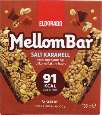 MELLOMBAR SALT KARAMELL 138G ELDORADO