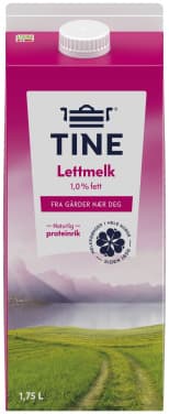 LETTMELK 1,% 1,75L TINE