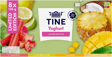 YOGHURT SESONG VÅRFRISK 8X150G TINE