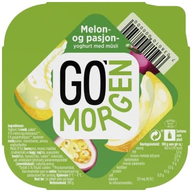 YOGHURT MELON&PASJONSFRUKT 4X150G TINE