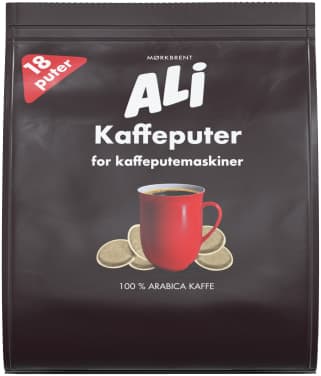 Ali Mørkbrent (Kaffeputer 18stk)