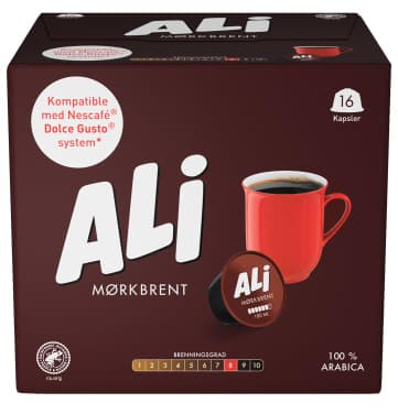 Ali Mørkbrent (Kaffekapsel 16stk)