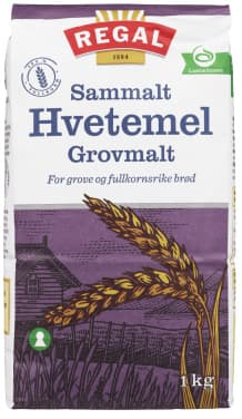 Hvetemel Sammalt (Grov 1kg Regal)