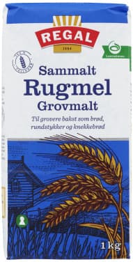 Rugmel Sammalt (Grov 1kg Regal)