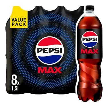 Pepsi Max (1,5lx8 flaske)