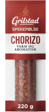 CHORIZO HEL 220G GRILSTAD