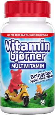 VITAMINBJØRNER 60STK