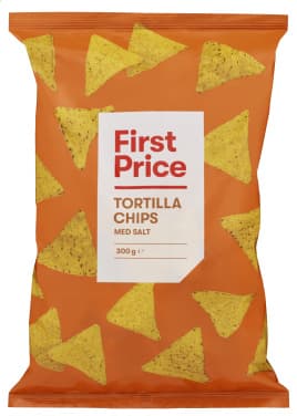 TORTILLACHIPS SALT 300G FIRST PRICE