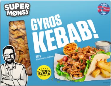 Gyroskebab (275g Super Mønsj)
