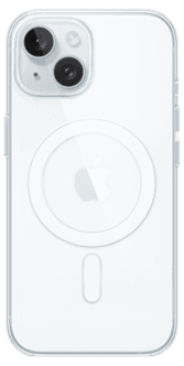 Mobildeksel med MagSafe for iPhone 15, Apple Clear Case