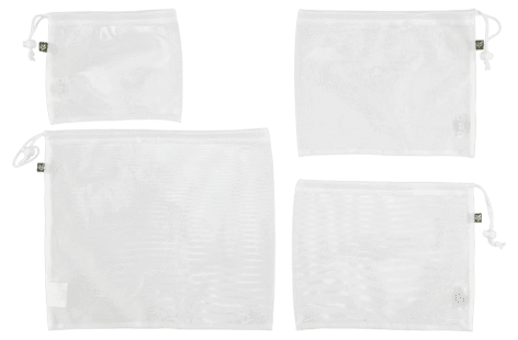 Nettpose for frukt og grønt, 4-pk