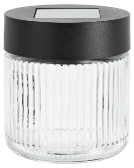 Solcellelykt glass Northlight, 8 cm