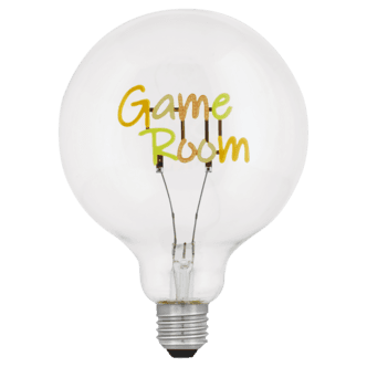 Dekorpære dimbar LED med lysende motiv E27 4 W