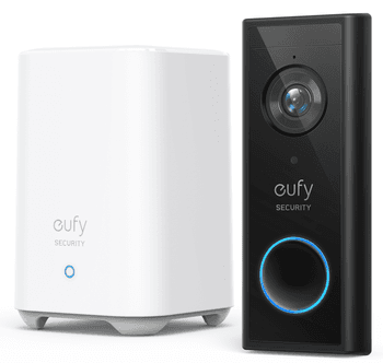 Videodørklokke trådløs Eufy Video Doorbell 2K kit