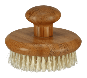 Rund kroppsbørste bambus, 9,5 cm