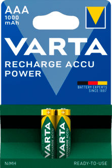 VARTA Power ladbart batteri AAA/HR03, 1000 mAh