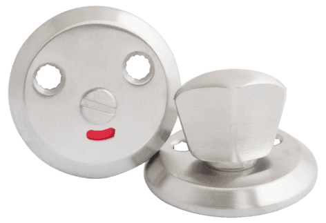 Habo WC-beslag til dør, rustfritt stål