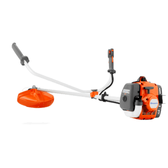 Husqvarna 122R bensindrevet ryddesag med trimmerhode og sele