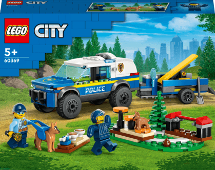 LEGO City mobilt treningssett for politihunder 60369, fra 5 år