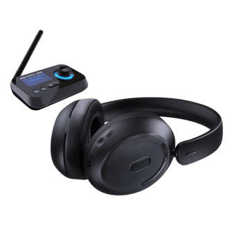 Mixx StreamQ TV hodetelefoner til TV, trådløse med sender