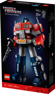 LEGO Icons Optimus Prime 2-i-1-robot 10302, 18+