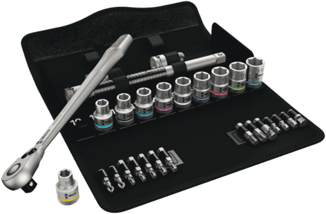 Wera Zyklop 1/2" hylsenøkkelsett