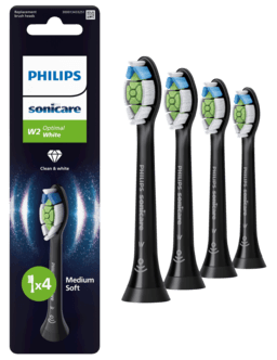 Philips Sonicare W2 Optimal White tannbørstehode, 4-pakning