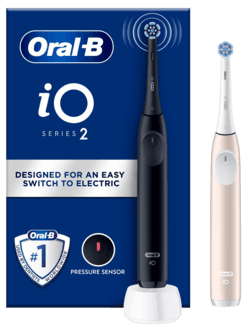 Oral-B iO 2 Duo elektrisk tannbørste, 3 innstillinger, 2-pakning