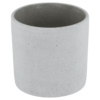 Blomsterpotte innendørs grå