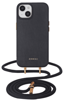 Anmiki mobildeksel med skulderreim til iPhone 13 og 14