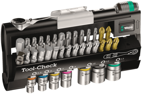 Wera Tool-Check hylsenøkkelsett
