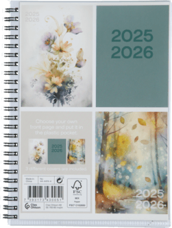 Ukekalender 2025 / 2026 A5, spiralinnbundet