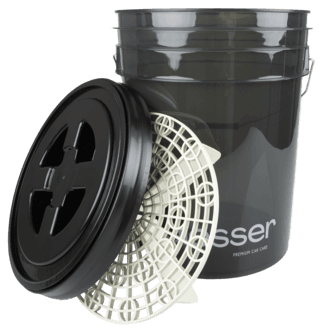 Glosser vaskebøtte med gitter, 20 liter