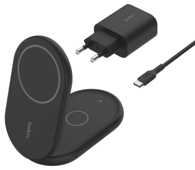 Belkin BoostCharge 2-i-1 ladestasjon, WIZ028vf