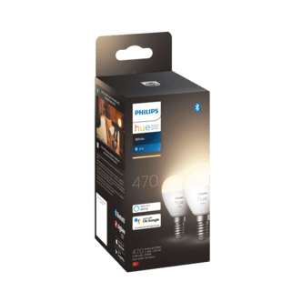 Philips Hue White E14 LED-pære 5,1 W, 2-pakning