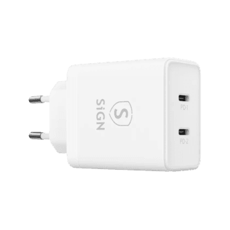 SiGN 2 x USB-C PD hurtiglader 40 W