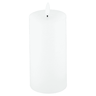 LED-kubbelys med tidsur, hvitt, Northlight, diameter 7,5 cm