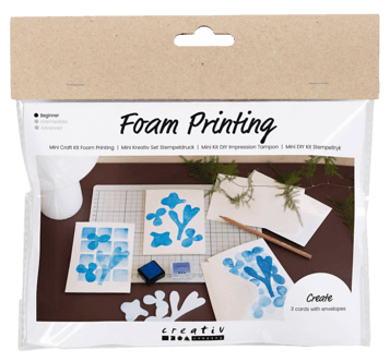Creativ Company Mini DIY Kit stempeltrykk, 3 kort