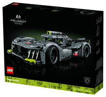 LEGO Technic Peugeot 9X8 24H Le Mans Hybrid Hypercar 42156, fra 18 år