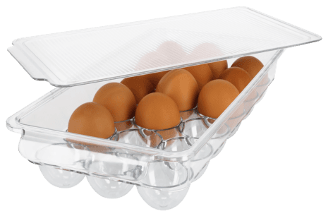 Eggholder til kjøleskap, 18 egg