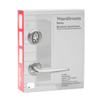 Habo Porto ytterdørsett uten låskasse