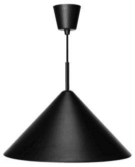 Northlight Vide taklampe i metall, 46 cm, svart