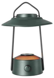 Oppladbar campinglykt med elektrisk telys