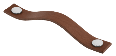 Lærhåndtak Levanto brun, 158 mm