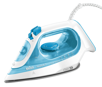 Braun TexStyle 3 dampstrykejern Sl 3053, blå