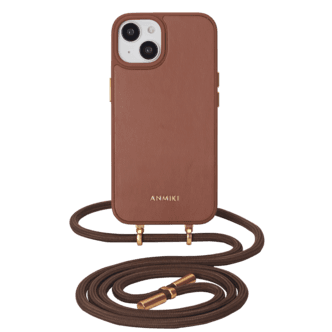 Anmiki mobildeksel med skulderreim til iPhone 15